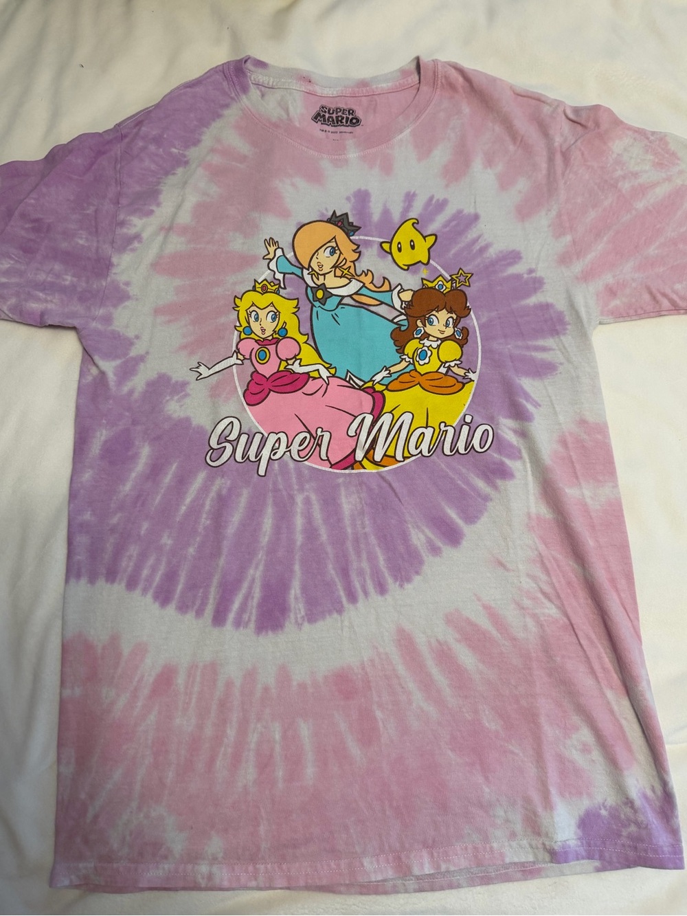 Nintendo Tie-Dye Tee - Pink & Purple